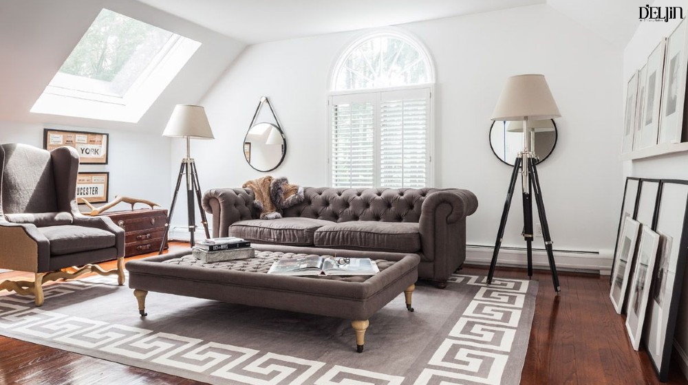 مبل کلاسیک طوسی